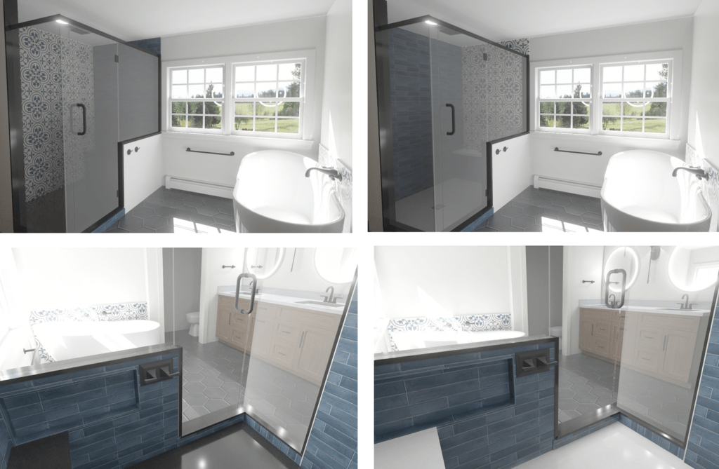 LBK Design Build - Doylestown Master Bath Remodel - Concepts