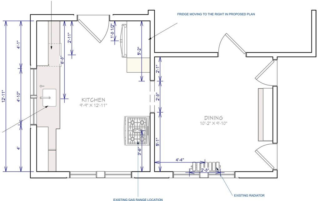 LBK Design Build - Wyncote Kitchen Remodel - As Built